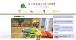 Desktop Screenshot of nidoilpiccoloprincipe.com